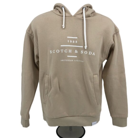 Scotch & Soda Cream Basic HoodieVersatile for All Seasons